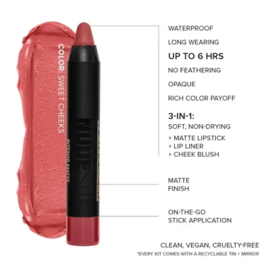 NUDESTIX Sweet Cheeks Mini Kit - 3ct - Ulta Beauty image {3}