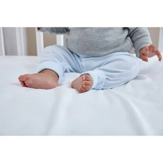 Sealy Allergy Protect Antimicrobial Waterproof Crib Mattress Pad image {4}