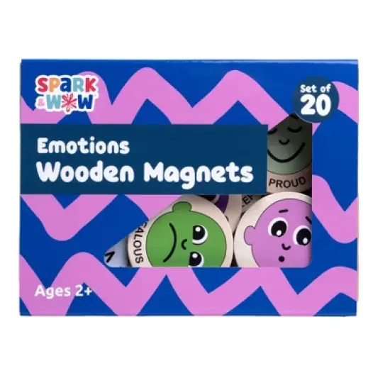 Spark & Wow Emotions Wooden Magnets image {2}