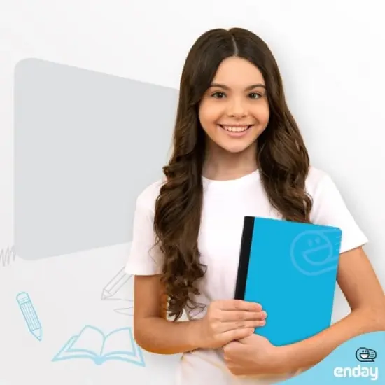 Enday Wide Ruled Composition Notebook 100 Sheets image {1}