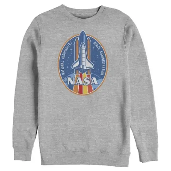 Men's NASA Retro Rocket Emblem Sweatshirt image {2}