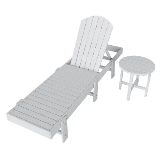 WestinTrends Dylan 2 Piece Poly Reclining Chaise Lounge image {21}