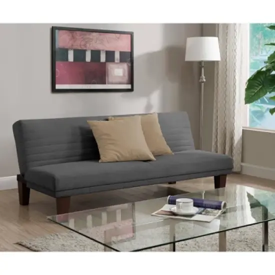 Delia Convertible Futon Sofa Microfiber - Room & Joy image {1}