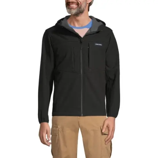 Lands' End Men's Softshell Stretch Fleece Jacket image {3}