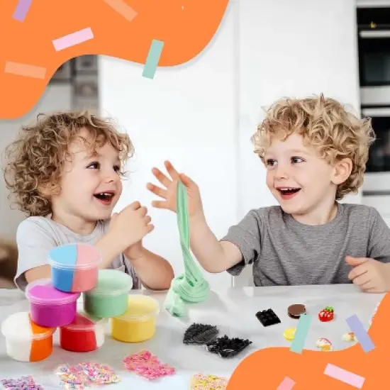 Joyfy 6 Pack Butter Slime Non-Sticky Mess-Free Stress Relief Slime Toys Party Favors For Kids Classroom Boys and Girls Birthday Gift Education Putty image {2}