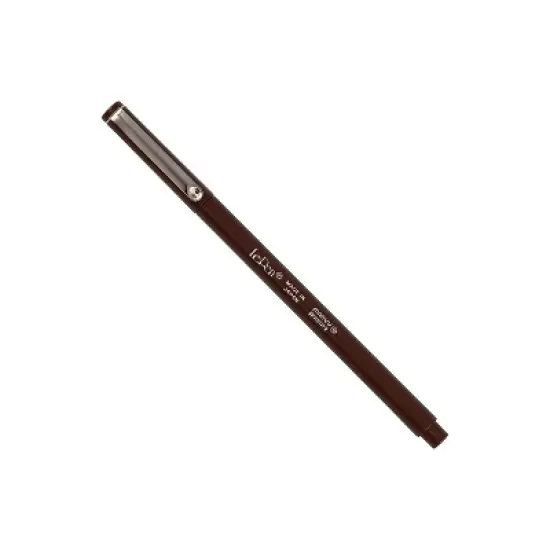 Marvy Uchida Le Pen Felt Pen Ultra Fine Point Brown Ink 2/Pack (7655870A) image {1}