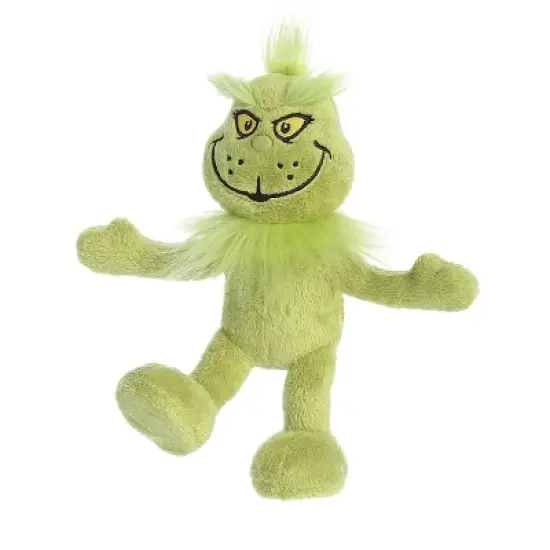 Aurora Small Grinch Armature Dr. Seuss Whimsical Stuffed Animal Green 7" image {4}