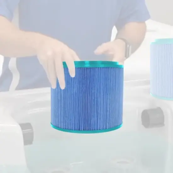 Hurricane 4 Pack Elite Aseptic Replacement Spa Filter Cartridge for Unicel 5CH-352, PPM35SC-F2M, Filbur FC-1008, and Master Spas EP image {5}