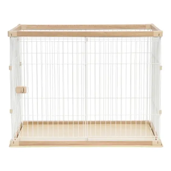 IRIS USA Wire Open Dog Crate Pet Playpen image {10}