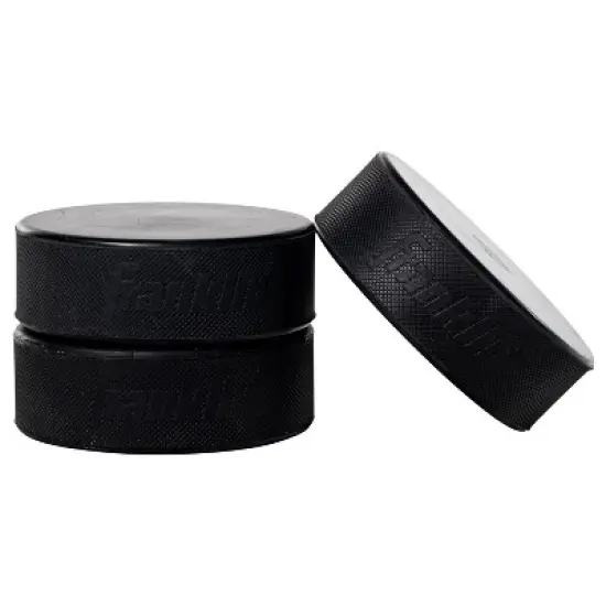 Franklin Sports Ice Hockey Puck - Black image {8}