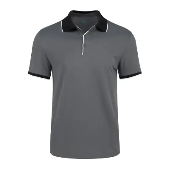Mio Marino Men's Classic-Fit Cotton-Blend Pique Polo Shirt with Contrast Collar image {10}