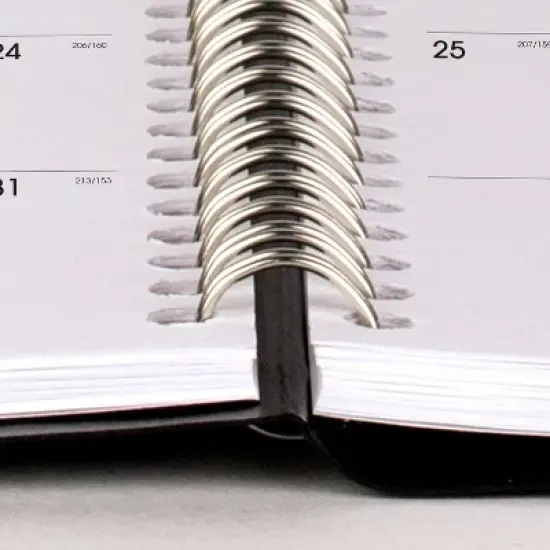 Cambridge Hometown 2024-25 Weekly/Monthly Planner 8.375"x9.375" Black: Twin-Wire Binding, Acid-Free Paper, Adult Agenda image {3}