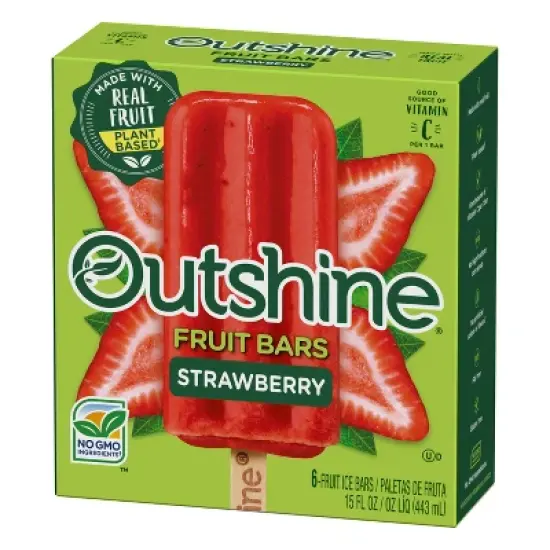Outshine Strawberry Frozen Fruit Bar - 6ct image {8}