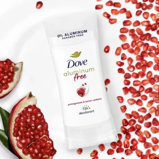 Dove Beauty Pomegranate & Lemon Verbena Solid Deodorant Stick - Aluminum-Free 2.6oz image {3}
