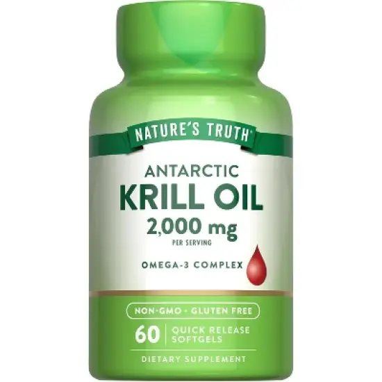 Nature's Truth Krill Oil 2000mg | 60 Softgels image {7}