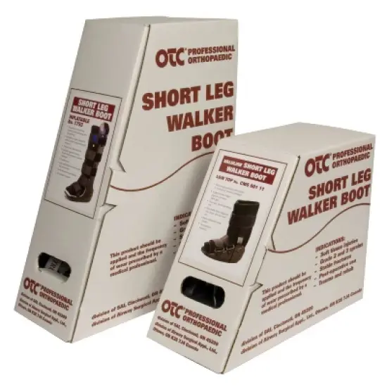 OTC Walker Boot, High Top Leg Cast, Black image {2}