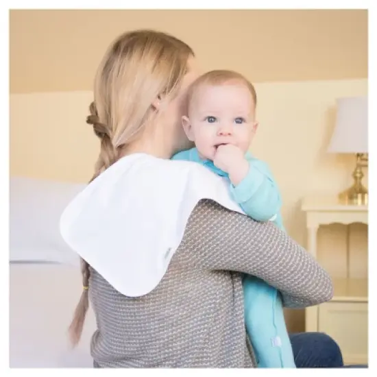 green sprouts Stay-Dry Burp Pads (5pk) - Pink Set image {2}