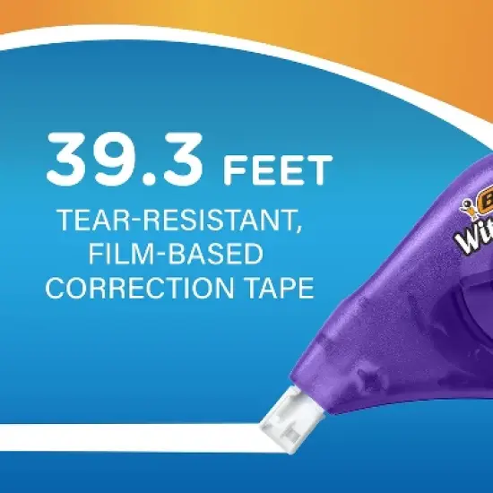 Bic Wite-Out EZ Correct Correction Tape Non-Refillable 1/6" x 472" WOTAPP11 image {6}