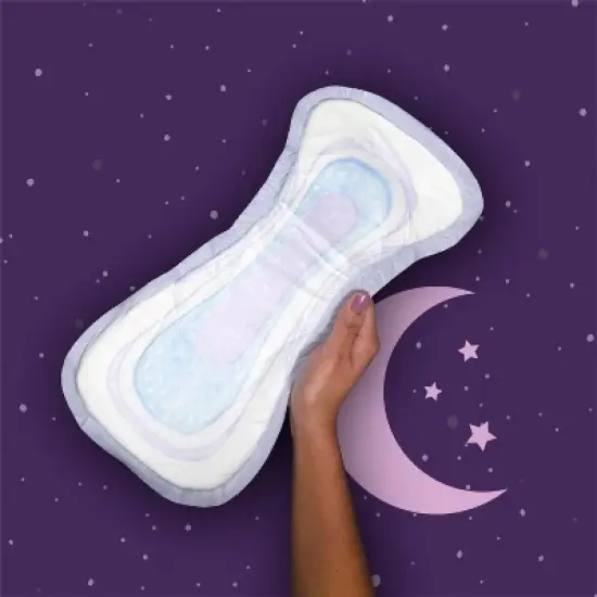 Poise Overnight Postpartum Incontinence Bladder Control Pads for Women - Ultimate Absorbency image {4}