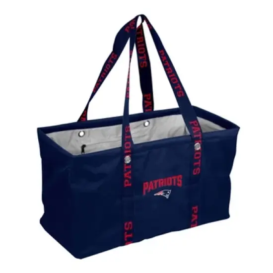 NFL New England Patriots Picnic Tote: Sports Pattern Polyester Bag image {1}