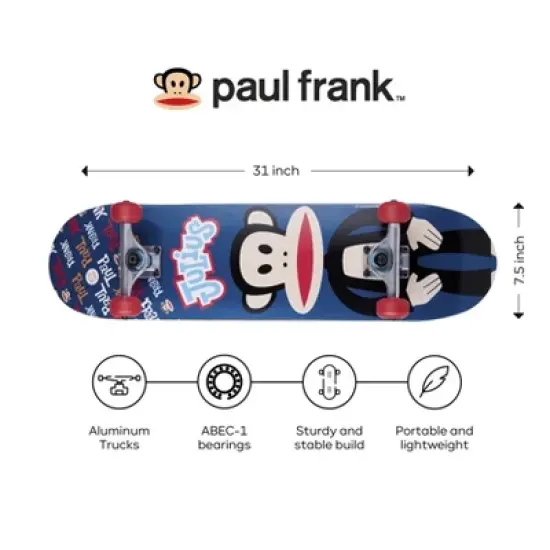 Paul Frank 31" Popsicle Skateboard for beginner and professional skaters image {2}