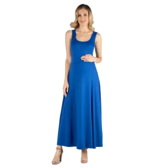 A Line Maxi Masternity Dress image {7}