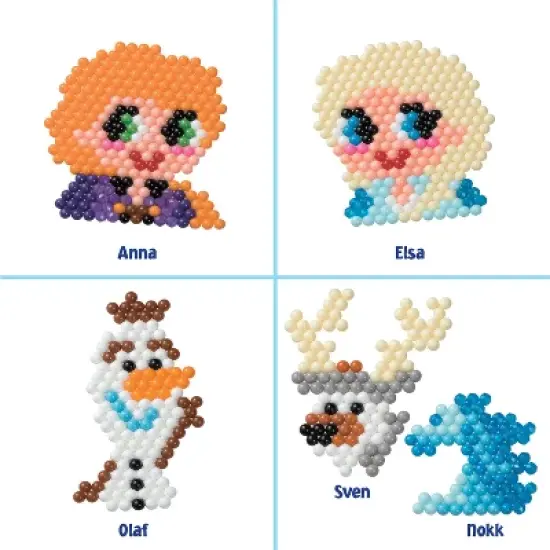 Aquabeads Disney Frozen 2 Playset, Complete Arts & Crafts Bead Kit for Children - over 1,000 beads to create Anna, Elsa, Olaf and more image {2}