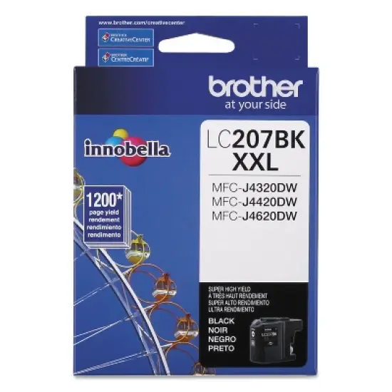 Brother LC207BK Innobella Super High-Yield Ink Black image {5}