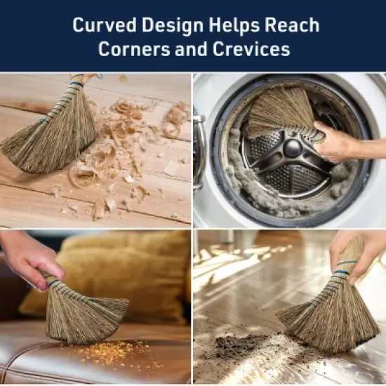 Kings County Tools 12.5in Straw Whisk Brooms image {4}