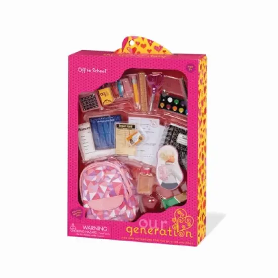 Our Generation Off to School Supplies Accessory Set for 18" Dolls image {2}