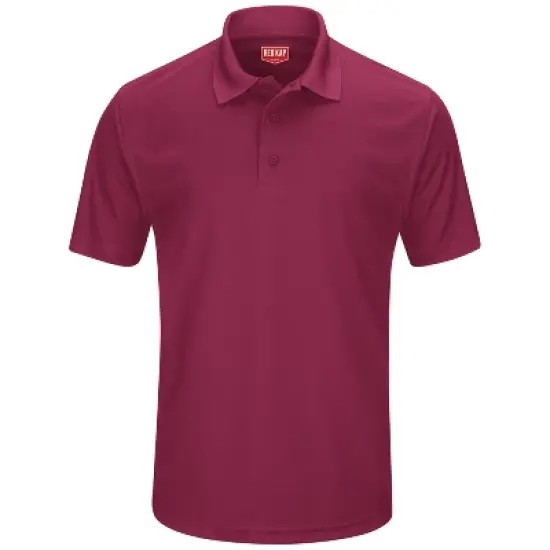 Red Kap&reg; Men's Short Sleeve Performance Knit&reg; Pocketless Core Polo image {11}