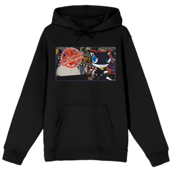 Persona 5 Morgana Men's Black Sweatshirt image {4}