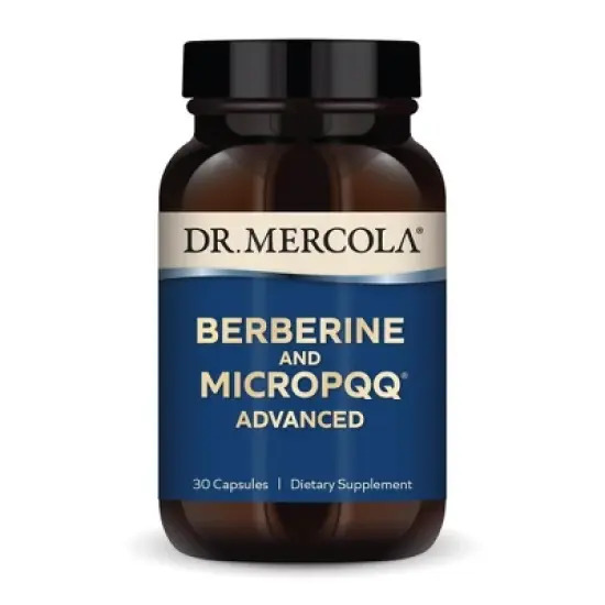 Dr. Mercola Berberine and MicroPQQ Advanced, 30 Servings (30 Capsules), Dietary Supplement, Supports Immune and Organ Health, Non GMO image {8}