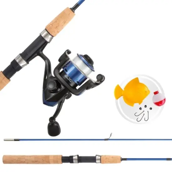 Leisure Sports Spinning Rod and Reel Starter Kit - Blue image {2}