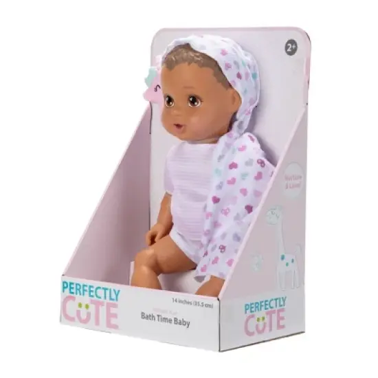 Perfectly Cute Bathtime Baby Doll - Light Brown Hair image {3}