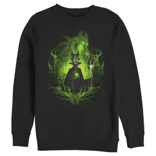 Men's Sleeping Beauty Dark Detailed Maleficent Sweatshirt image {2}