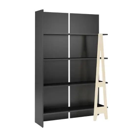 Atypik Desk with Bookcase - Nexera image {2}