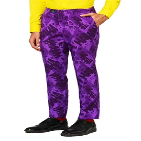 OppoSuits Men's Suit - The Joker Costume - Purple image {3}
