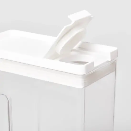 8"W X 4"D X 11.5"H Plastic Food Storage Container With Snap Lid Clear - Brightroom&trade; image {4}