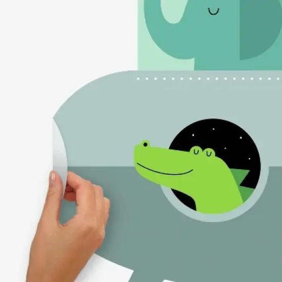 RoomMates Animal Underwater Expedition Peel and Stick Giant Wall Decal image {5}