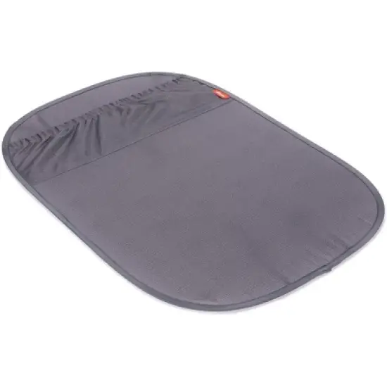 Diono Stuff 'N Scuff XL Kick Mat Back Seat Protector, Storage Pocket, 100% Water Resistant, Gray image {4}