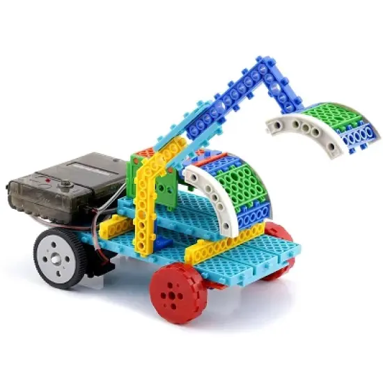 Link Building Kit 4 In 1 Remote Control Robot Truck & Motorcycle Building Kit Construction Set image {2}