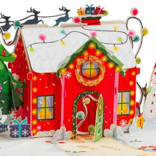Frndly by Paper Love Cozy Christmas Home Pop Up Christmas Card image {8}