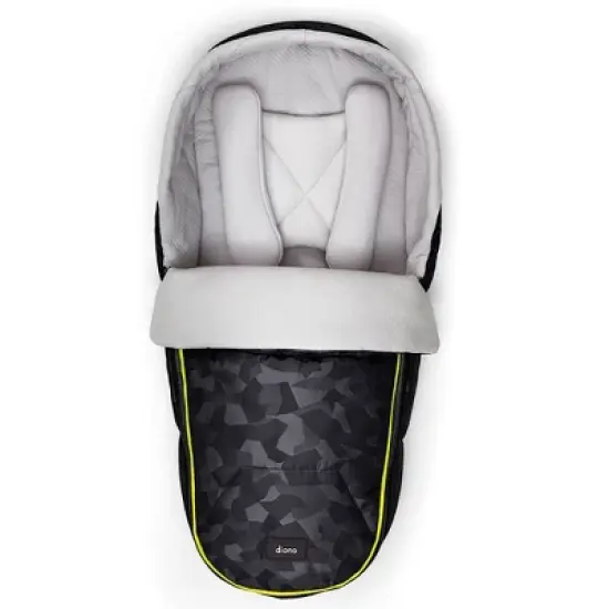 Diono Universal Weatherproof Newborn Pod Luxury Stroller Footmuff with Head and Body Support image {1}