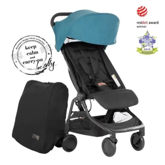 Mountain Buggy Nano V3 Travel Stroller in Teal image {4}