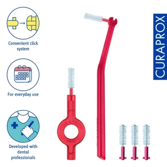 Curaprox CPS 405 Perio Plus Interdental Brushes, 5-Pack &ndash; Precision Cleaning for Narrow Periodontal Spaces image {2}