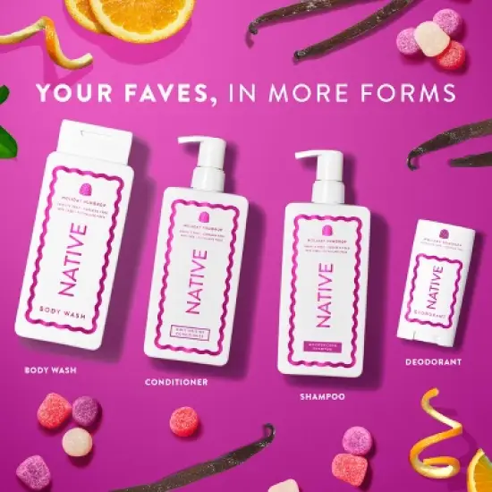 Native Limited Edition Aluminum Free Deodorant - Holiday Gumdrop - 2.65oz image {5}