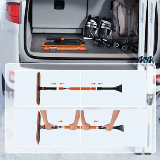 AstroAI 47.2 Inch 2-in-1 Snow Scraper Snow Broom and Detachable Ice Scraper for Cars, Trucks, SUVs image {6}