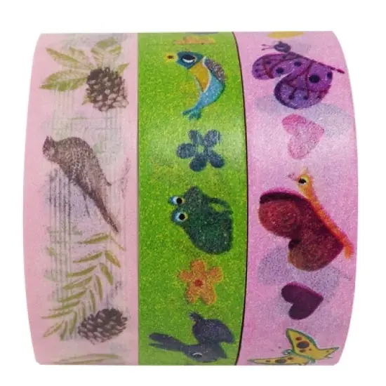 Nature Buddies Washi Masking Tape (Set of 3) image {3}