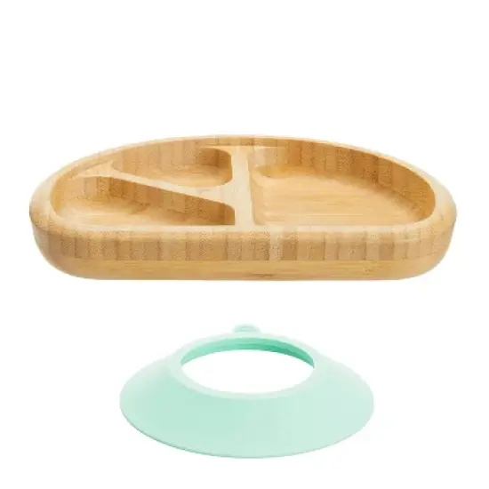 Munchkin Bamboo Divided Suction Dining Plate image {3}